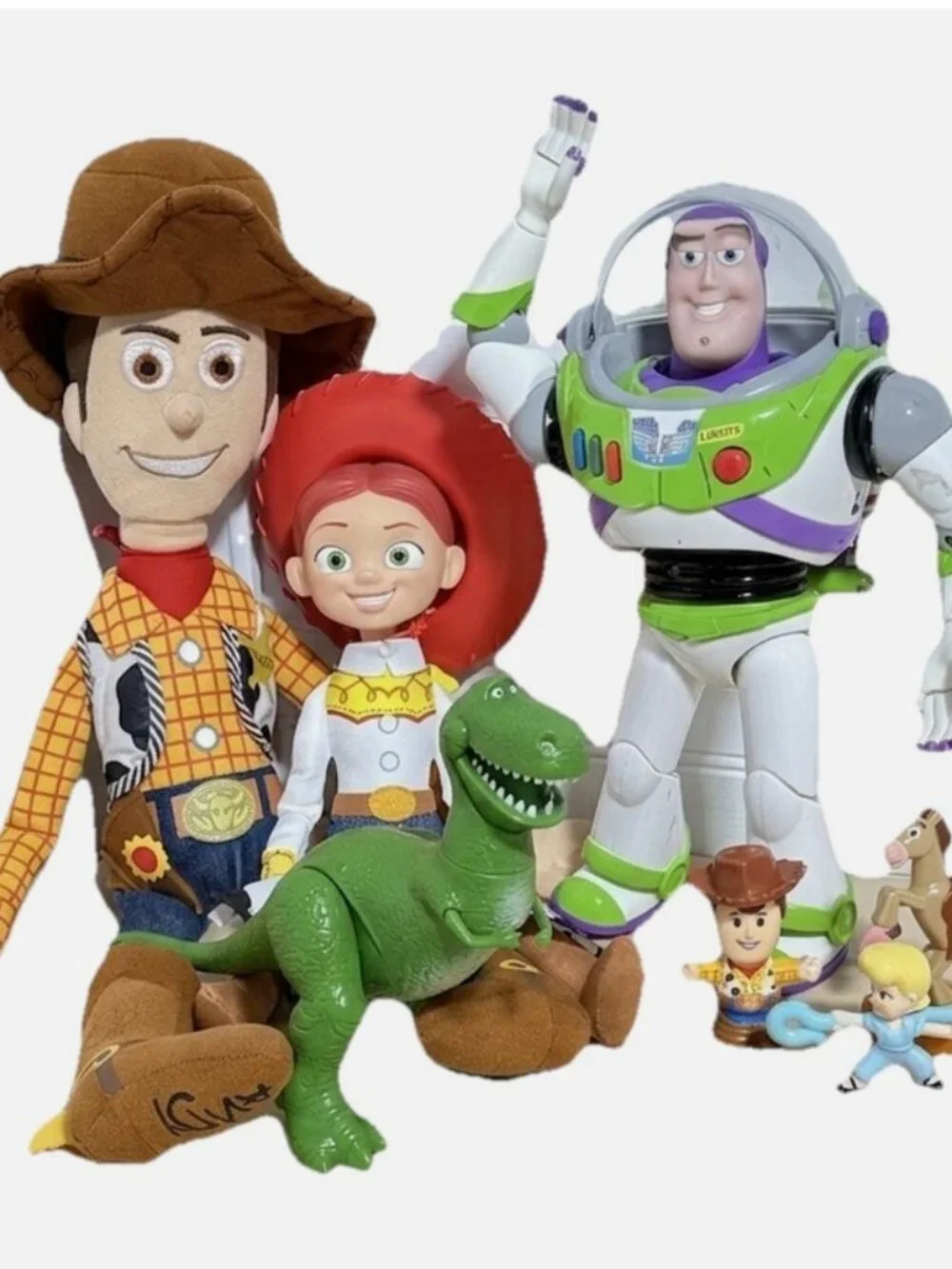 Disney Toy Story Toy Lot Buzz Lightyear Action Figure Jessie Plush Little People